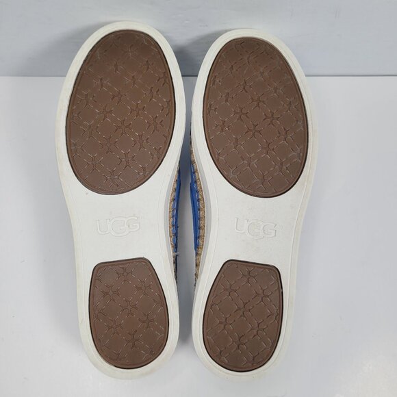 UGG Women’s Caleel Blue Espadrille Slip-On Mule Shoes S/N1010102 US Size  8.5 - Picture 7 of 8